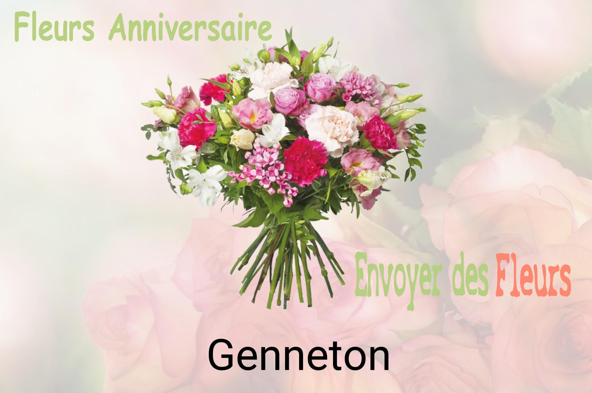 Bouquet de fleurs d’anniversaire livré à Genneton